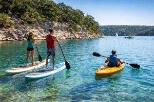 Paddle Boarding & Kayaking on Canyon Lake